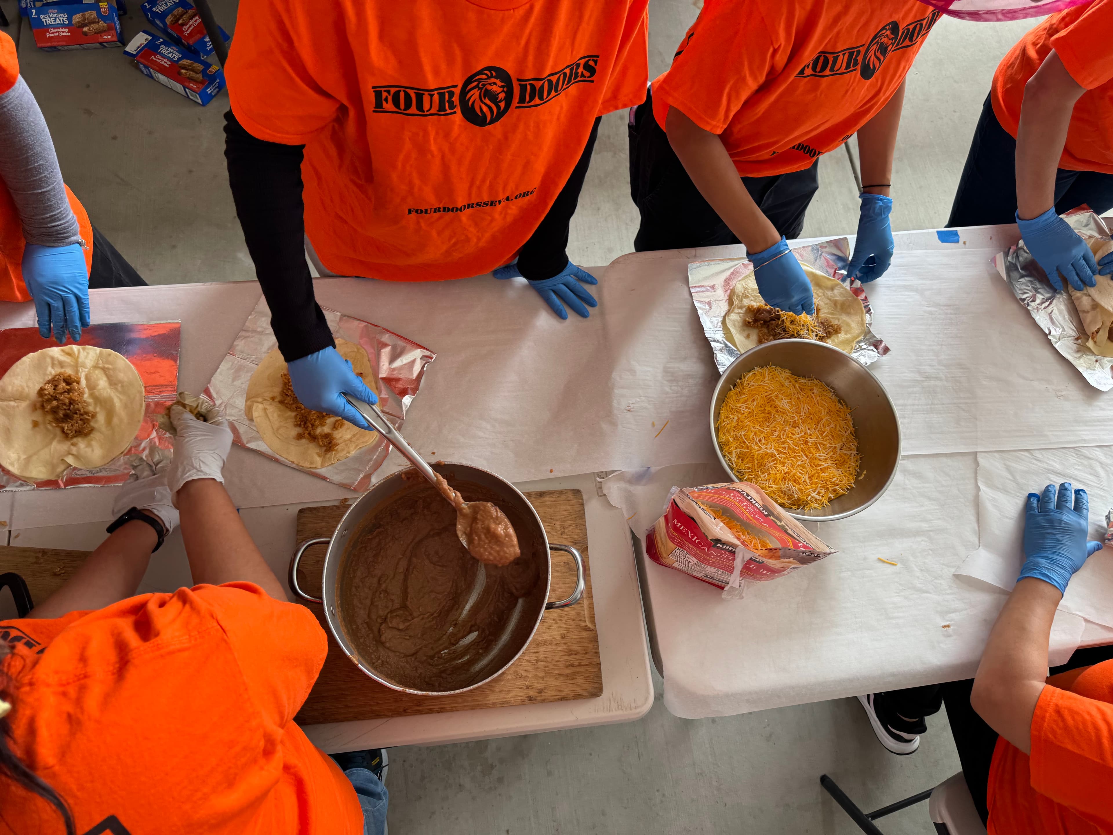 Four Doors team ready to connect with you